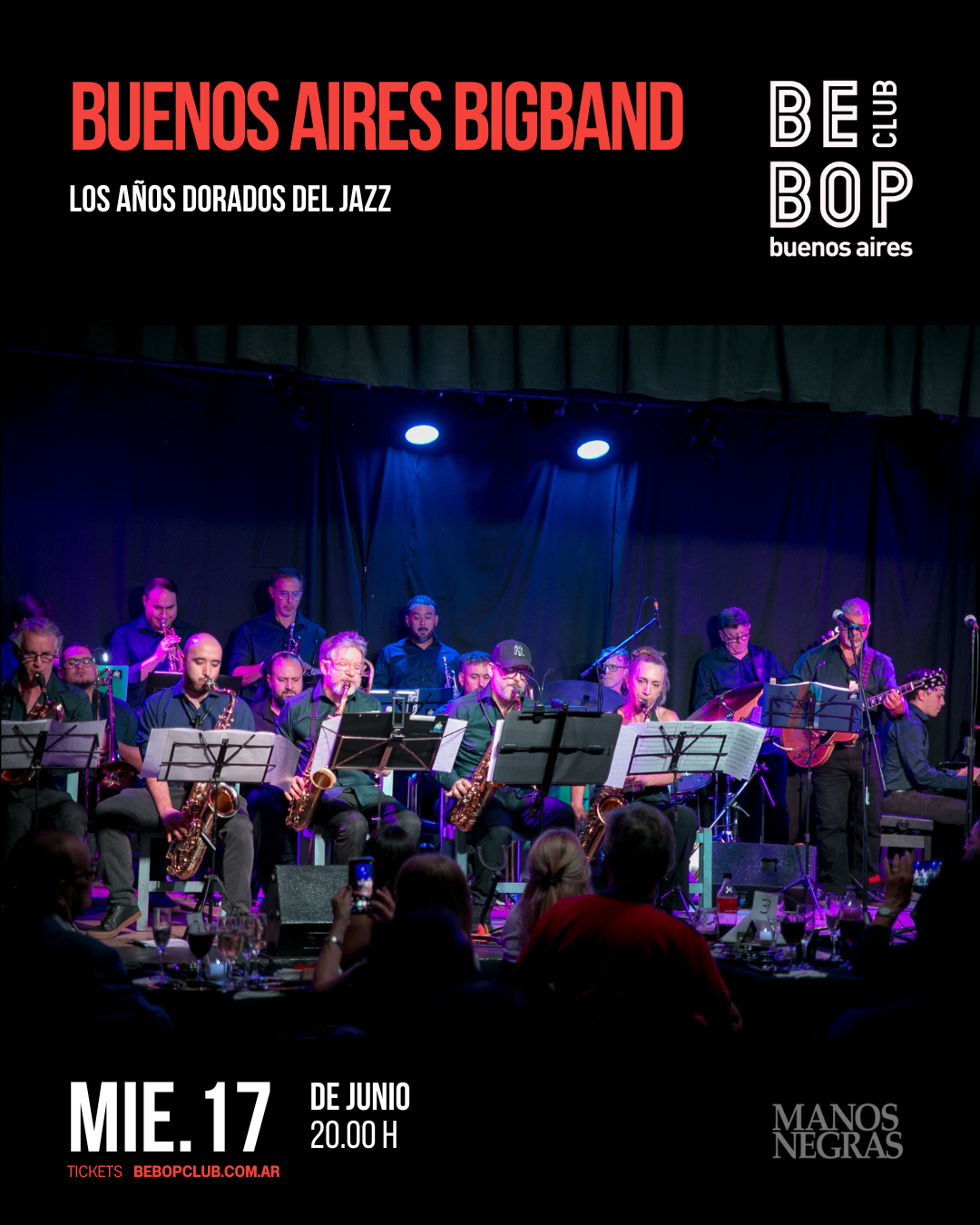 Buenos Aires Bigband | Los años dorados del Jazz | 17/06/2026