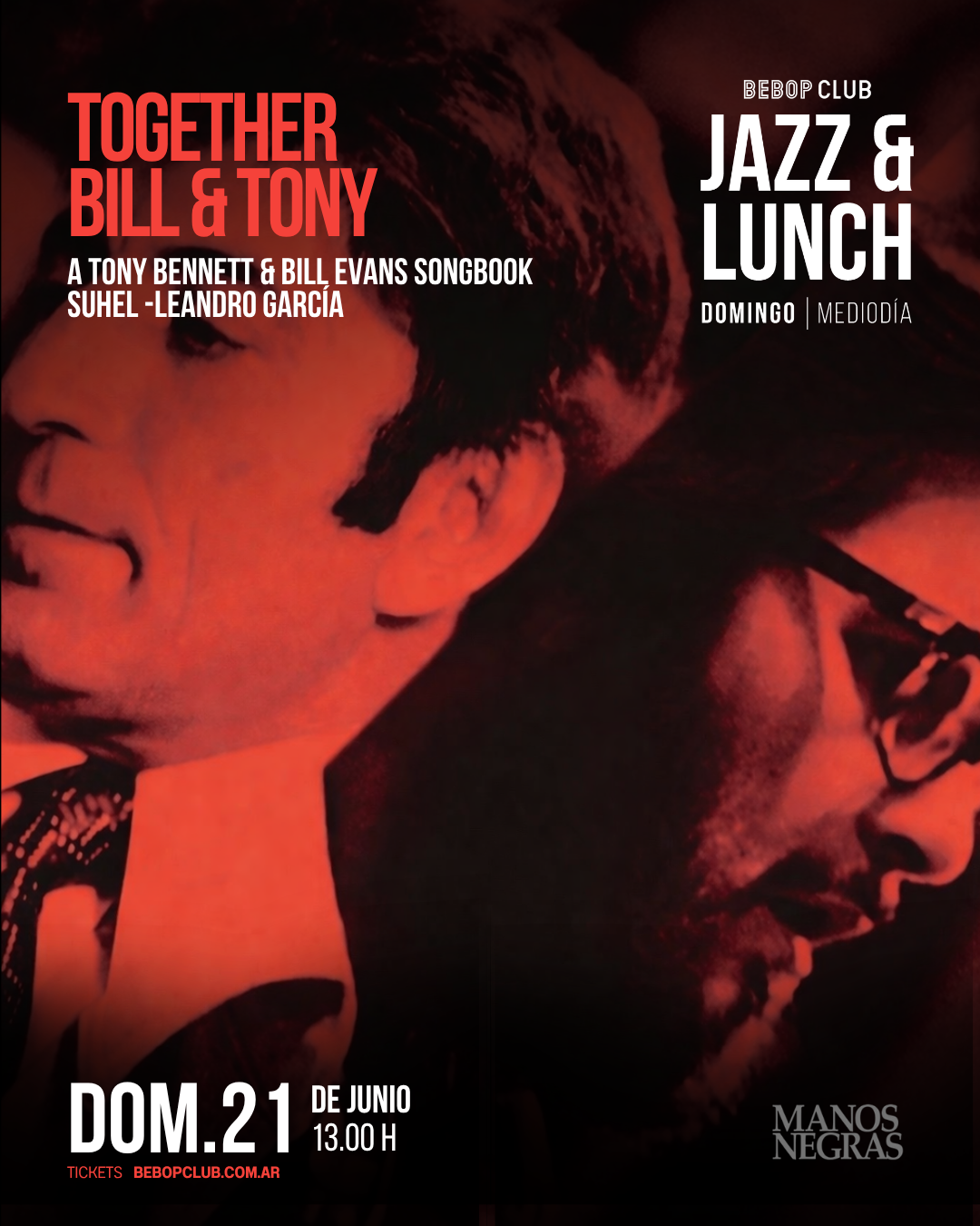 Together Bill & Tony | A Tony Bennett & Bill Evans songbook | Suhel - Leandro García | 21/06/2026