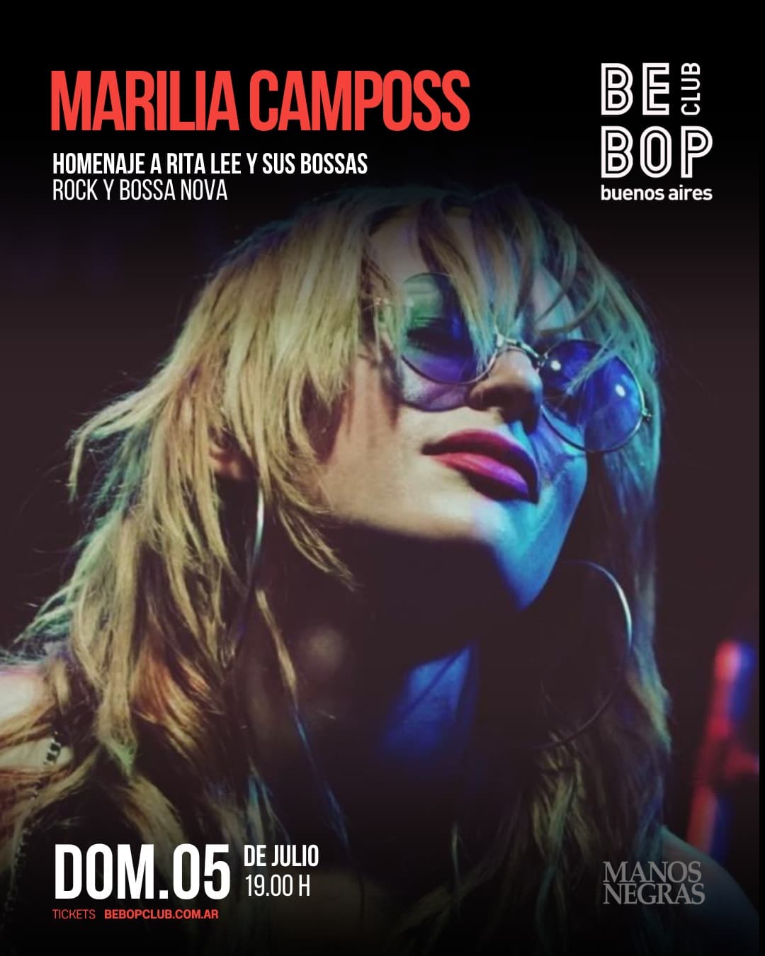 Marilia Camposs | Homenaje a Rita Lee y sus Bossas | 5/07/2026