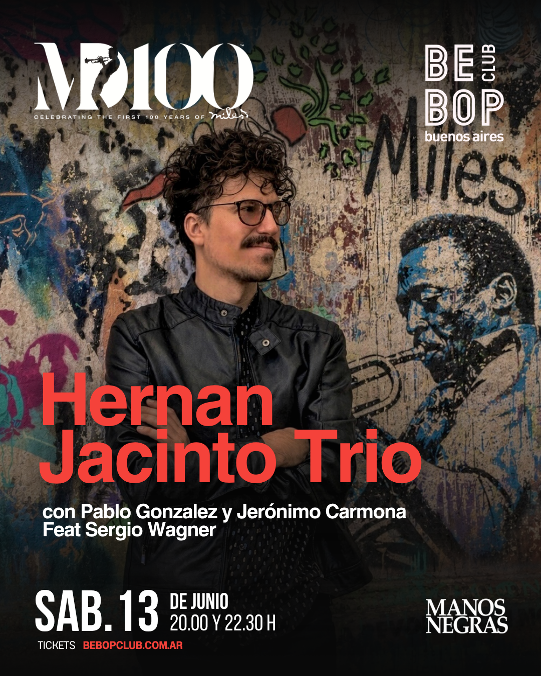 Hernan Jacinto Trio | con Pablo Gonzalez y Jerónimo Carmona | 13/06/2026