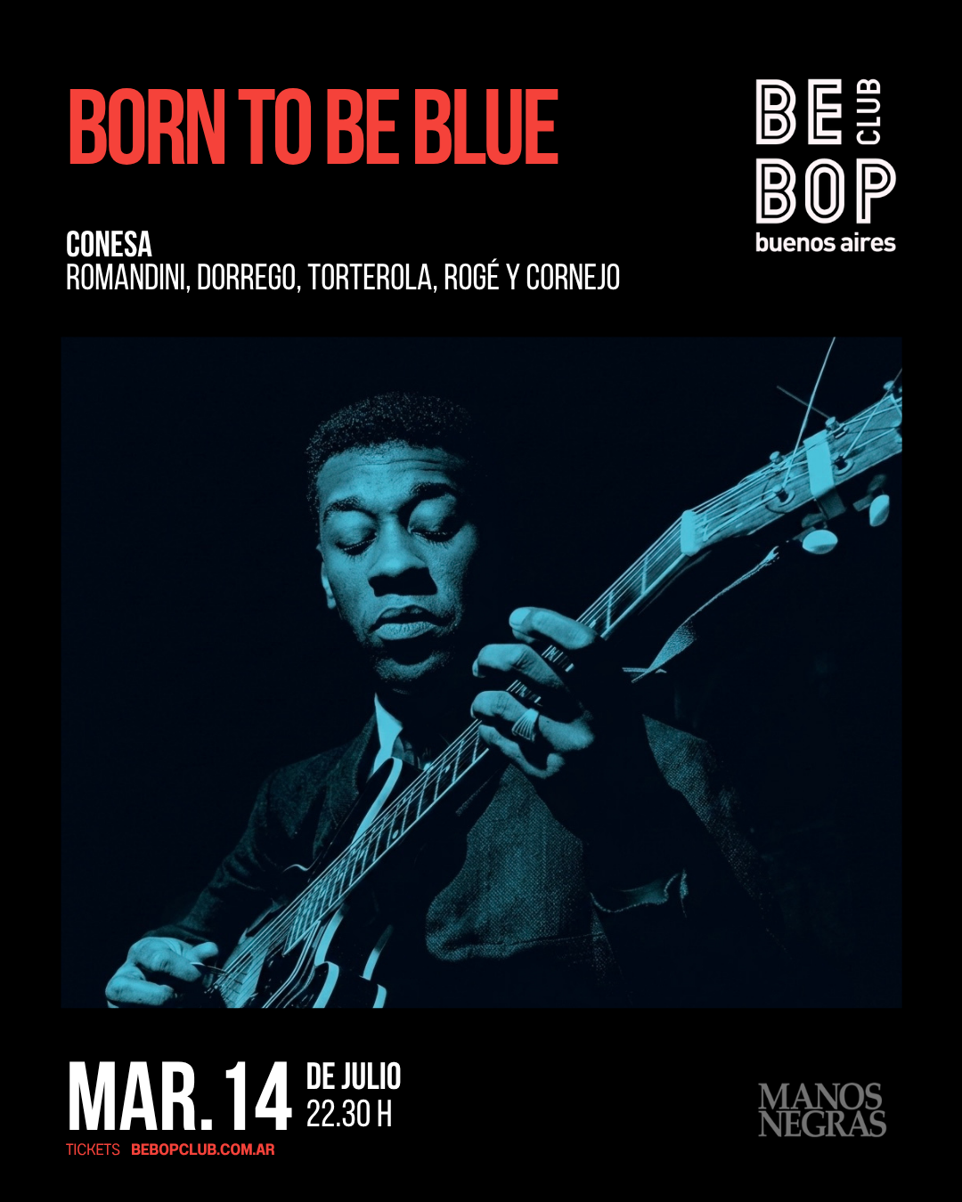 Born to be Blue | Conesa |Romandini, Dorrego, Torterola, Rogé y Cornejo | 14/07/2026
