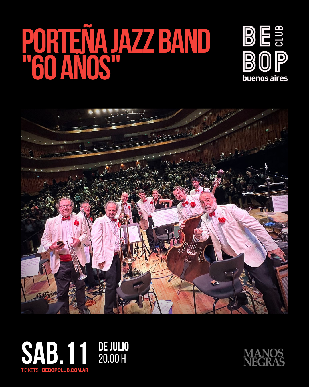Porteña Jazz Band "60 Años" | 11/07/2026
