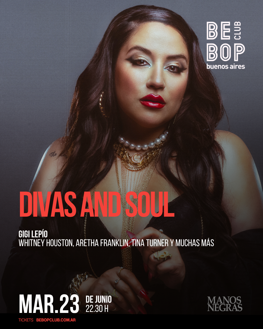 Divas And Soul | Gigi Lepío | Whitney Houston, Aretha Franklin, Tina Turner Y Muchas Más | 23/06/2026