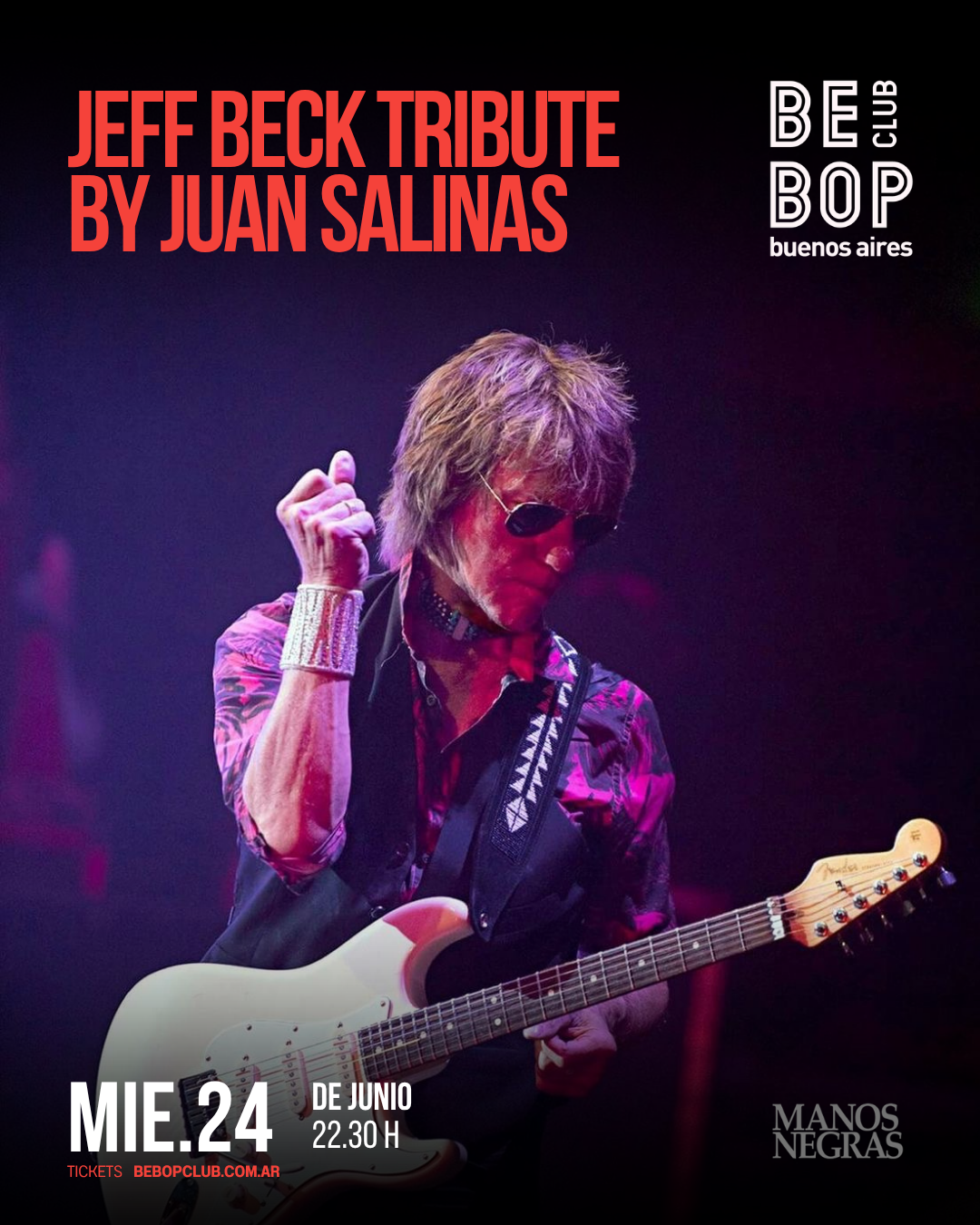 Jeff Beck tribute by Juan Salinas | 24/06/2026