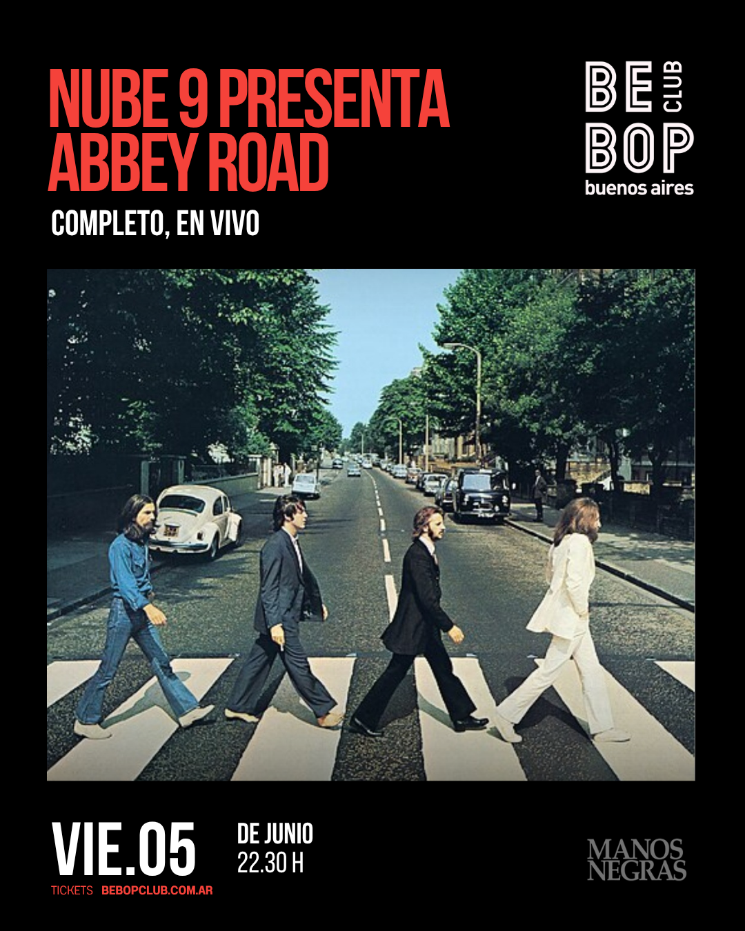 Nube 9 presenta Abbey Road | Completo, en vivo | 5/06/2026