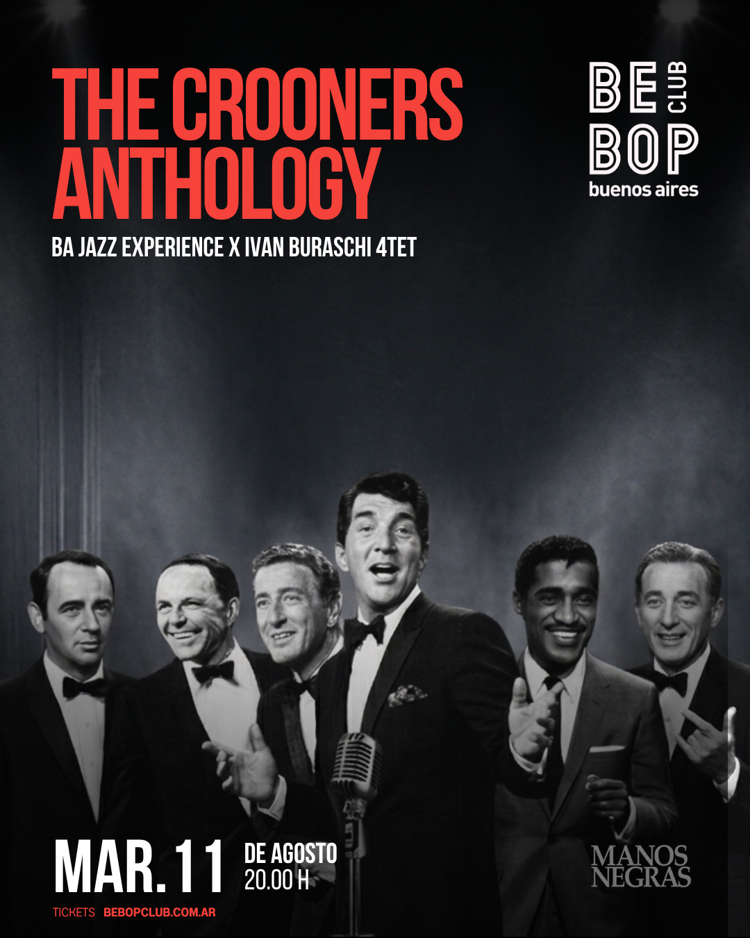 The Crooners Anthology | Ba Jazz Experience | X Ivan Buraschi Bernasconi 4tet | 11/08/2026